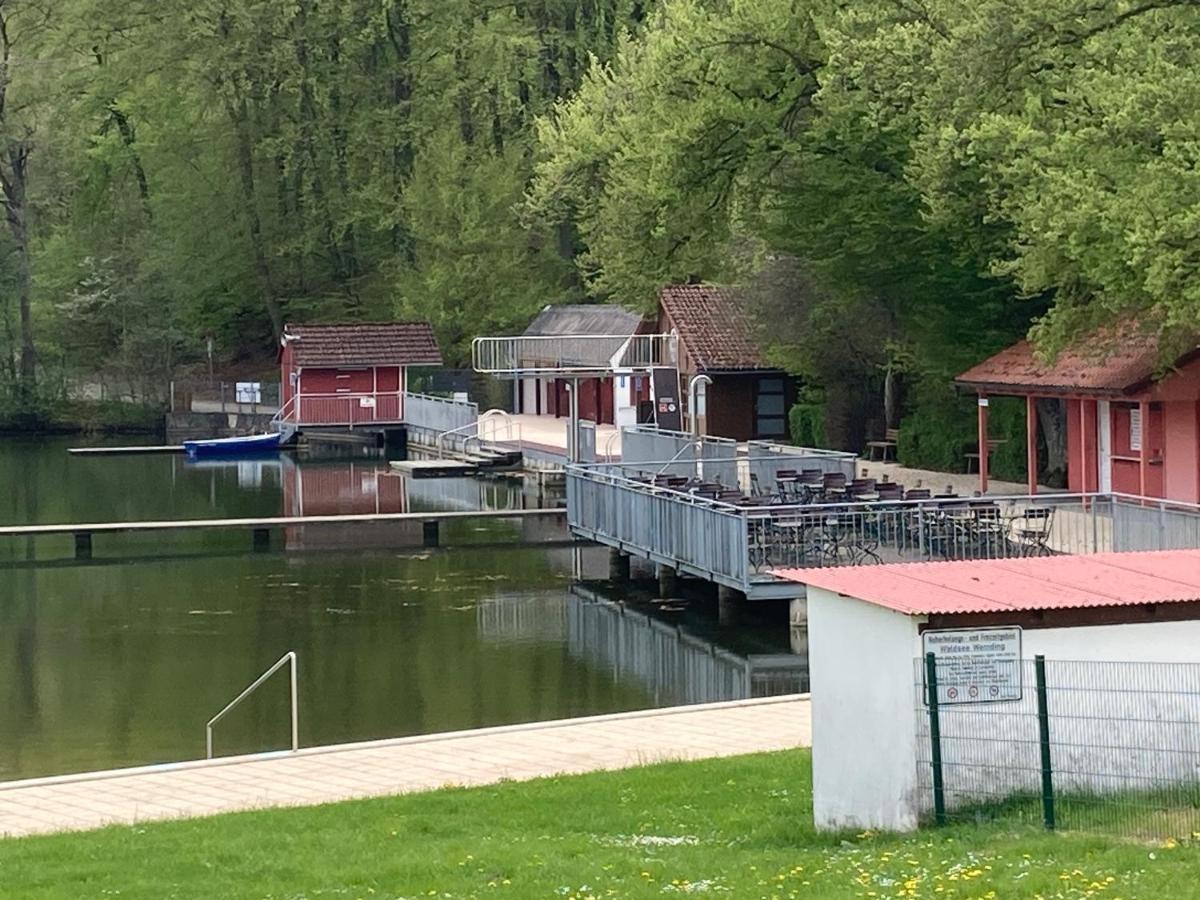 Waldseechalet Julius - Wemding Bagian luar foto